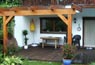 Überdachung einer Terrasse