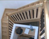 Innentreppe halbgewendelt